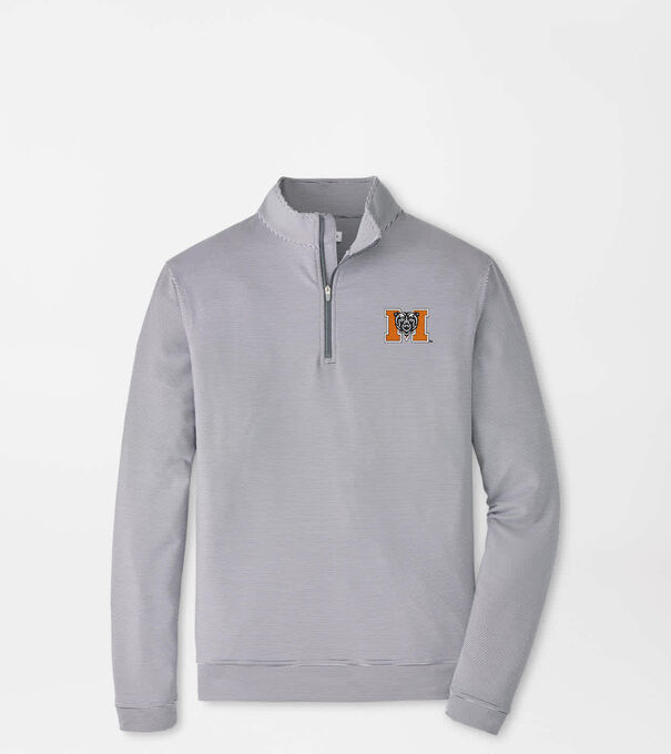 Mercer Perth Sugar Stripe Performance Quarter-Zip
