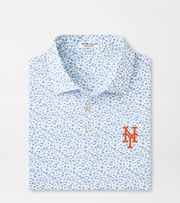 New York Mets Batter Up Performance Jersey Polo