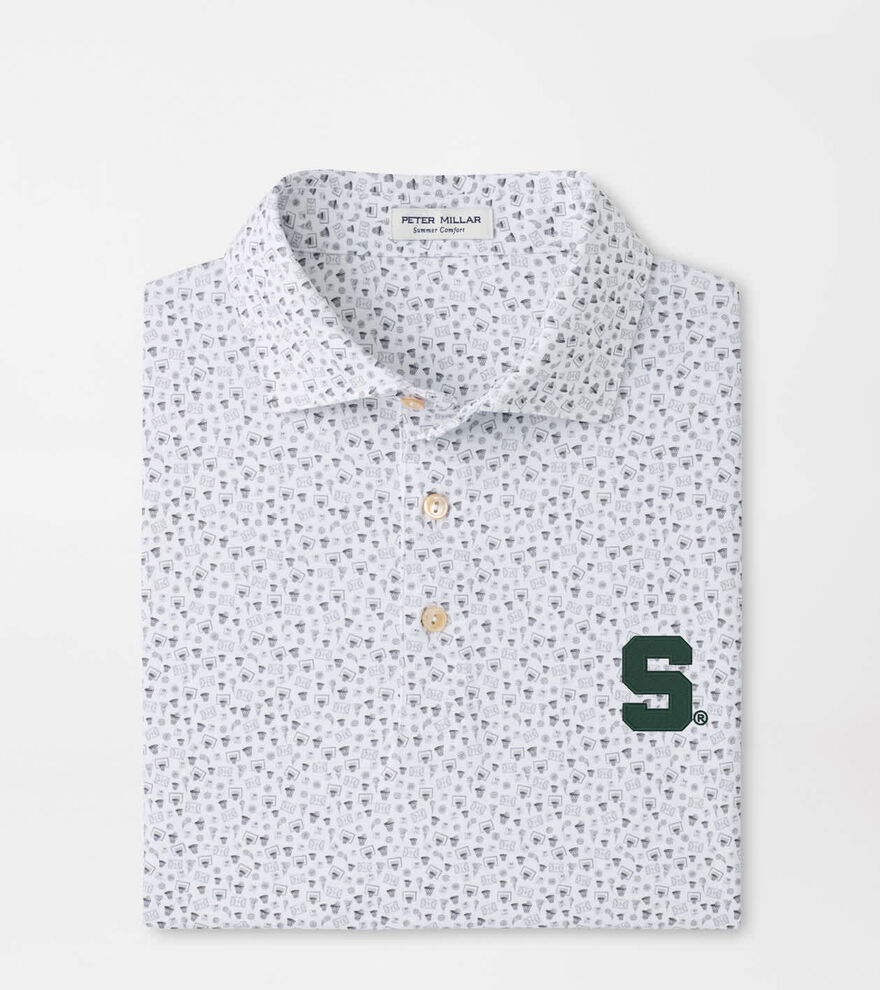Michigan State Buzzer Beater Performance Jersey Polo