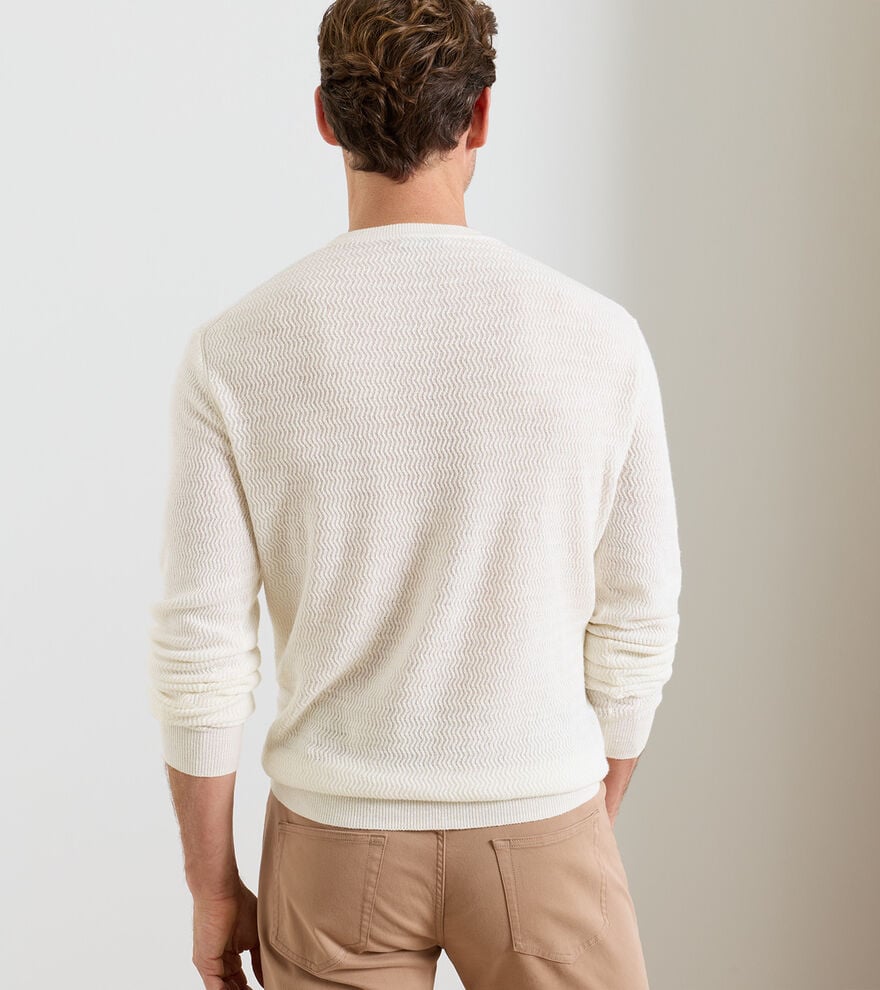 Crosswinds Textured Crewneck Sweater image number 3