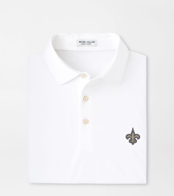 New Orleans Saints Solid Performance Jersey Polo