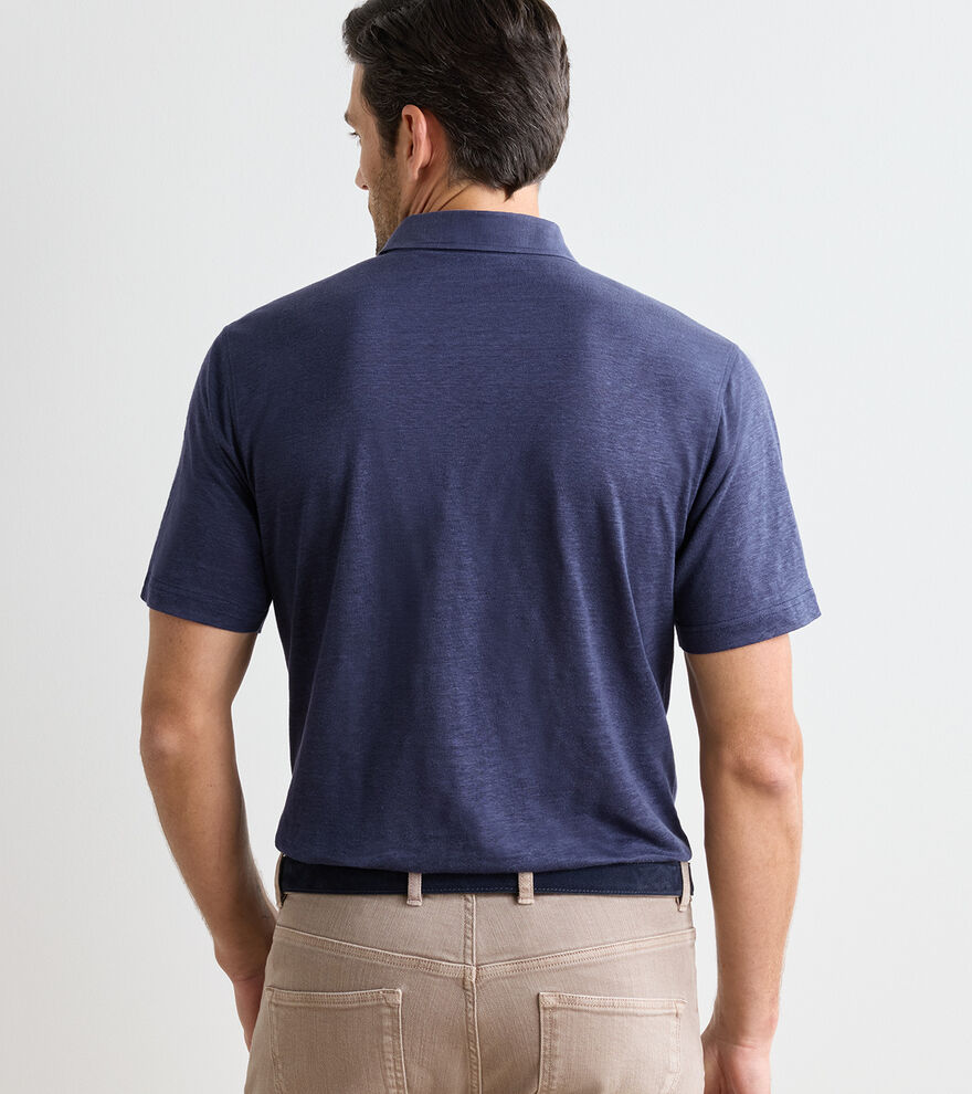 Astino Linen Polo image number 3