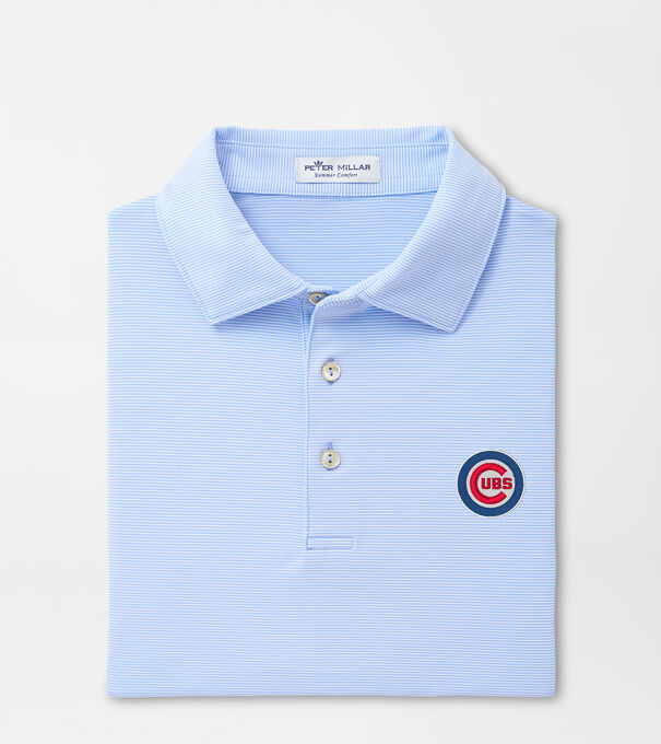 Chicago Cubs Jubilee Stripe Performance Polo