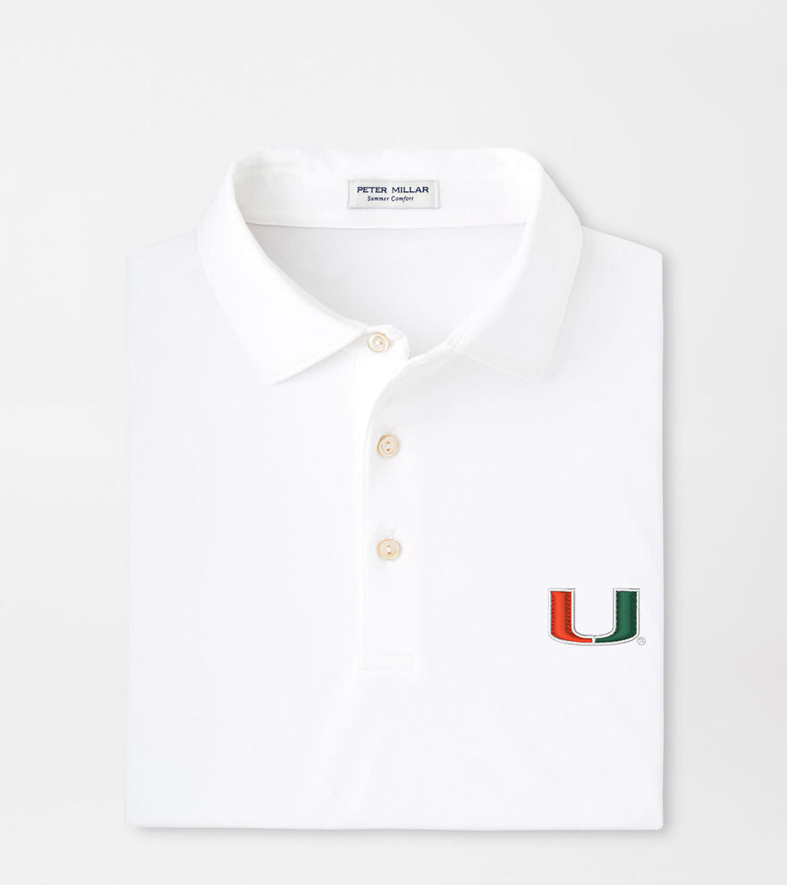 Miami Solid Performance Jersey Polo image number 1