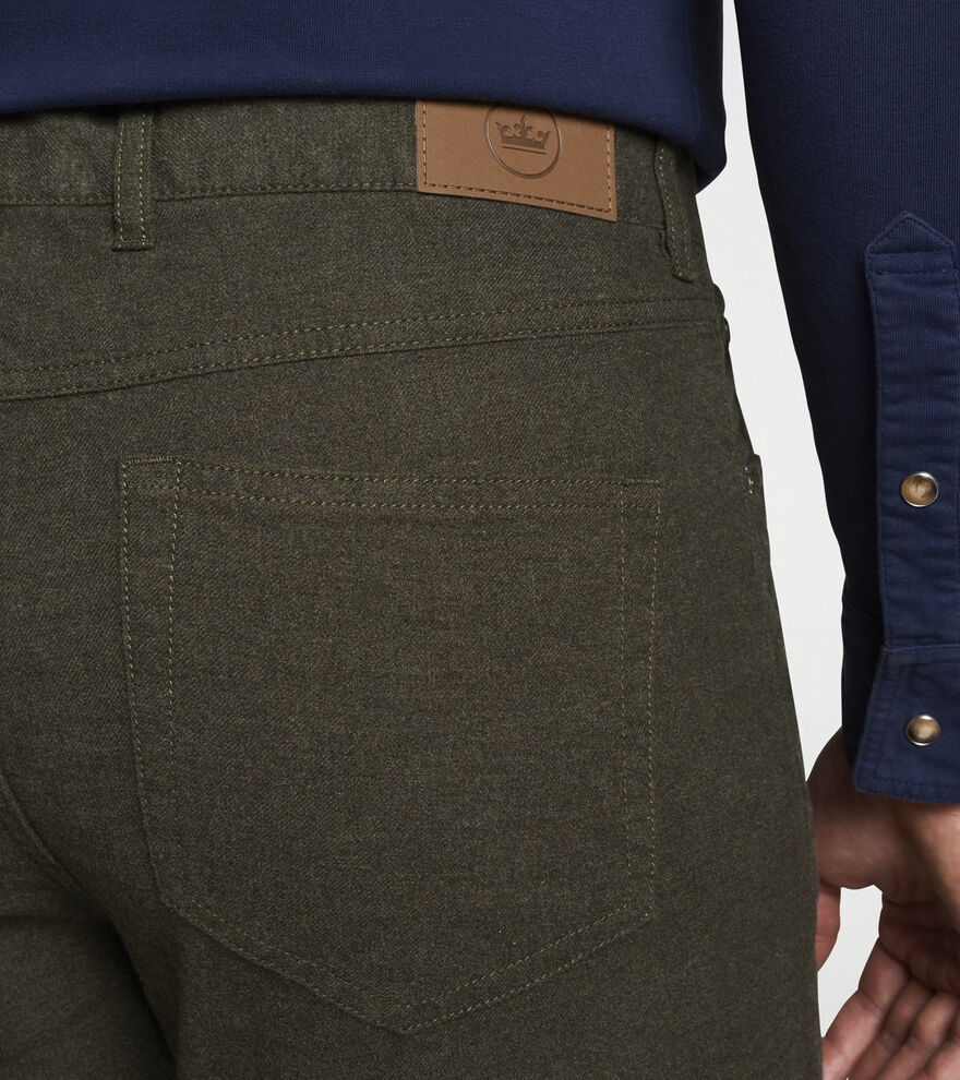 Cotton Flannel Five-Pocket Pant - Alternate Image 3