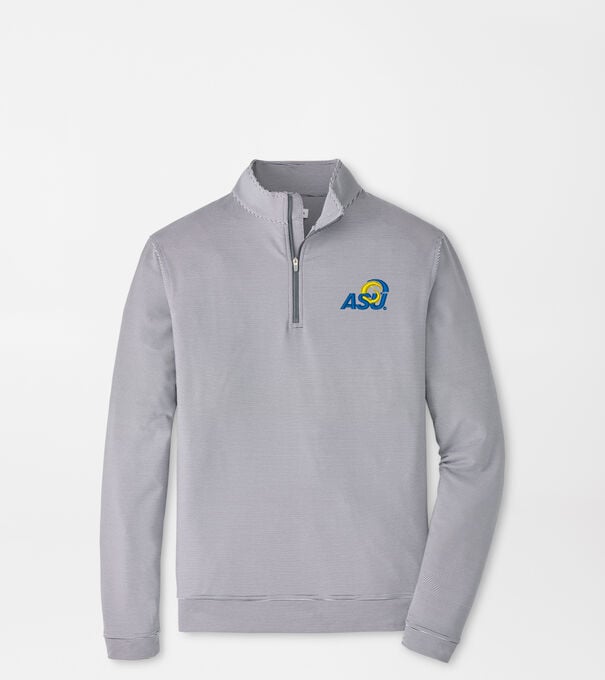 Angelo State University Perth Sugar Stripe Performance Quarter-Zip