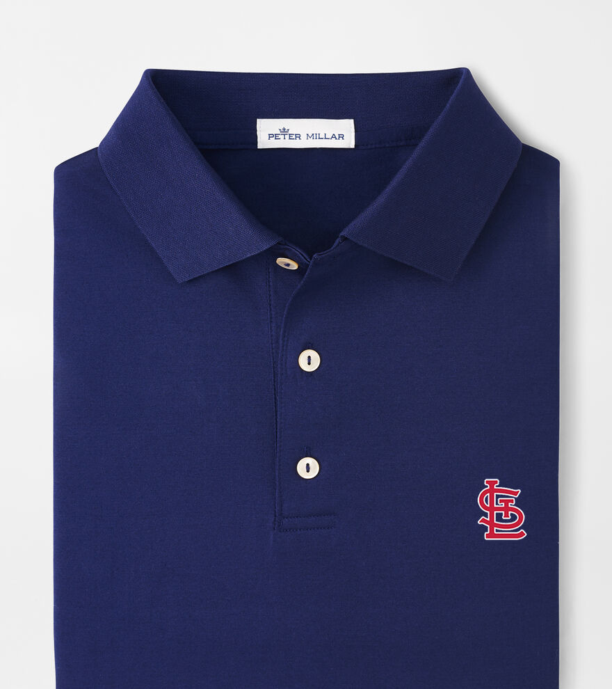 St. Louis Cardinals Solid Cotton Polo