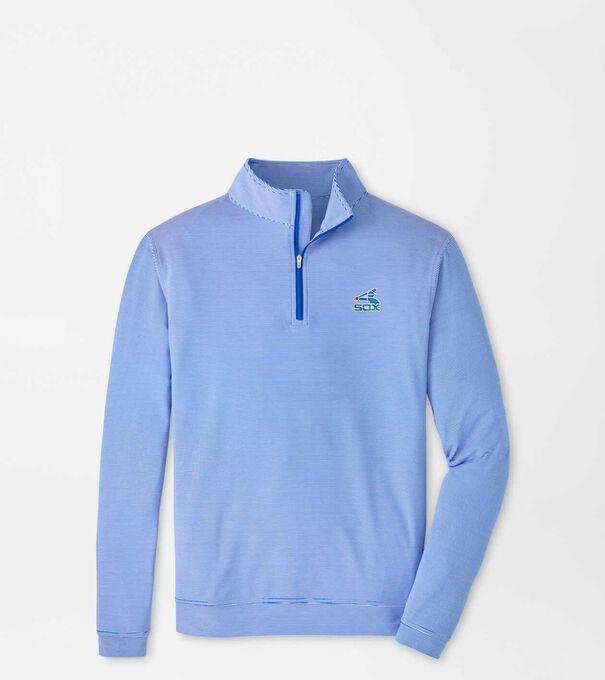 Cooperstown Chicago White Sox Perth Sugar Stripe Performance Quarter-Zip