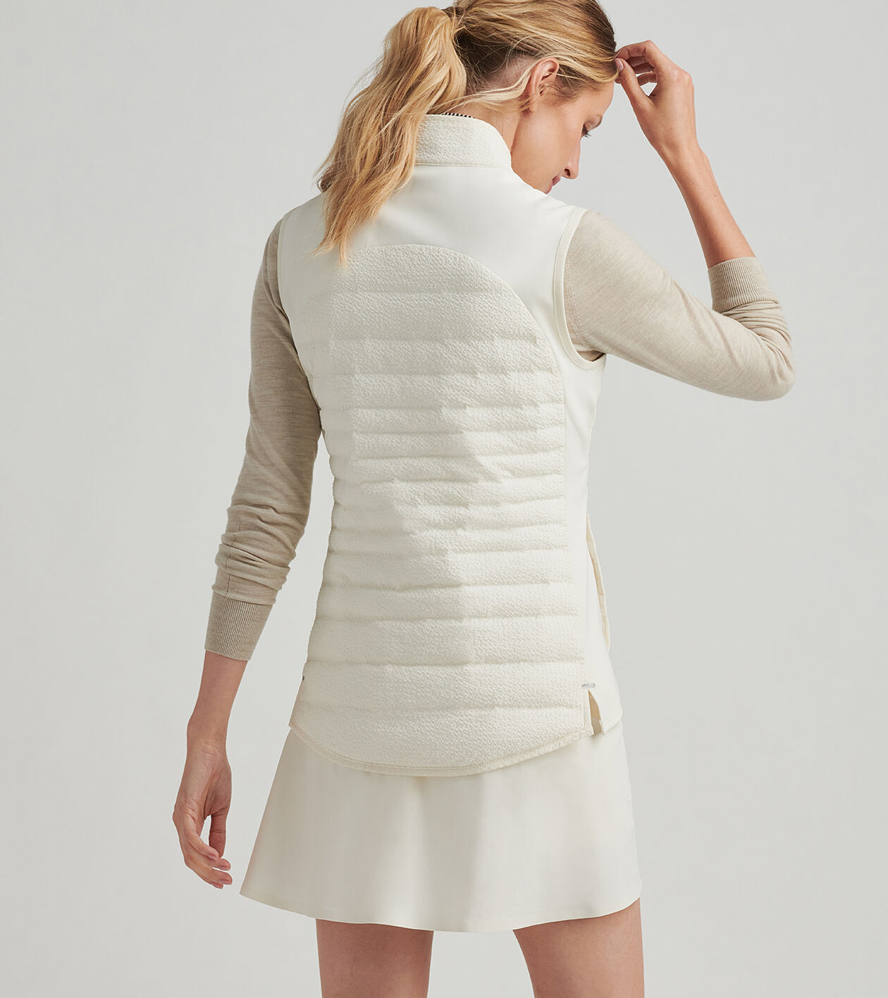 経典 Hybrid Seersucker Fuse Vest Millar Peter | Outerwear Women's | トップス