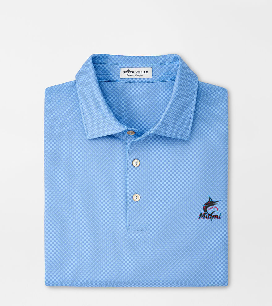 Miami Marlins Dolly Performance Jersey Polo image number 1