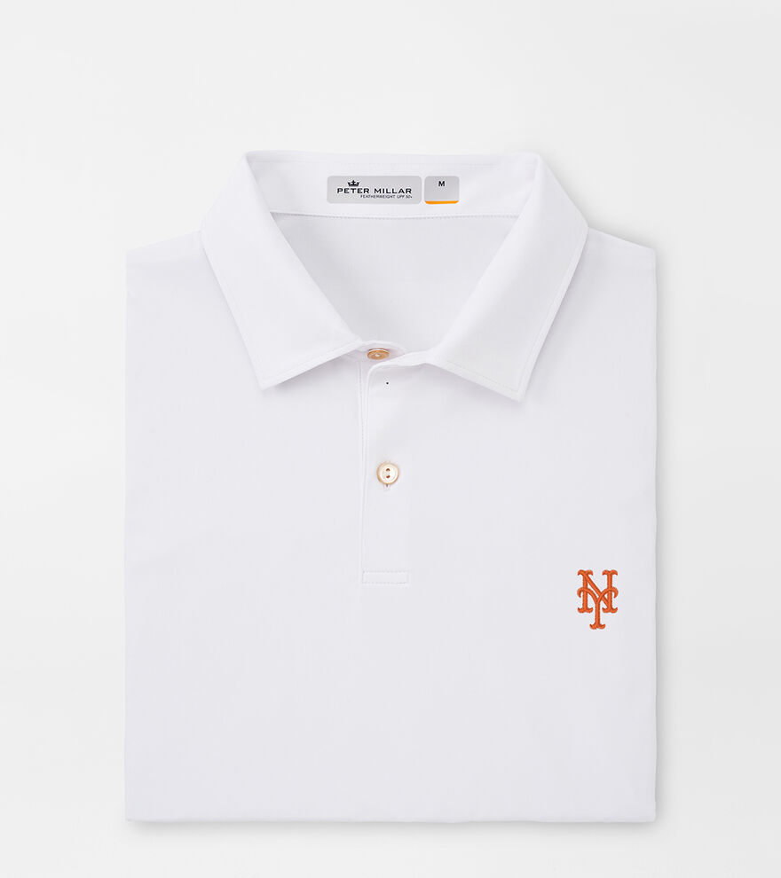 New York Mets Featherweight Melange Polo image number 1