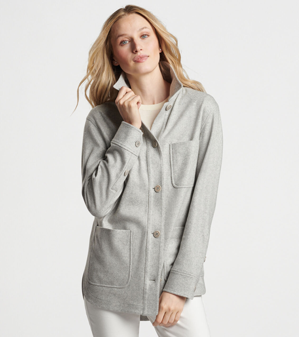 Artisan Crafted Cashmere Chore Coat Women s Jackets Peter Millar