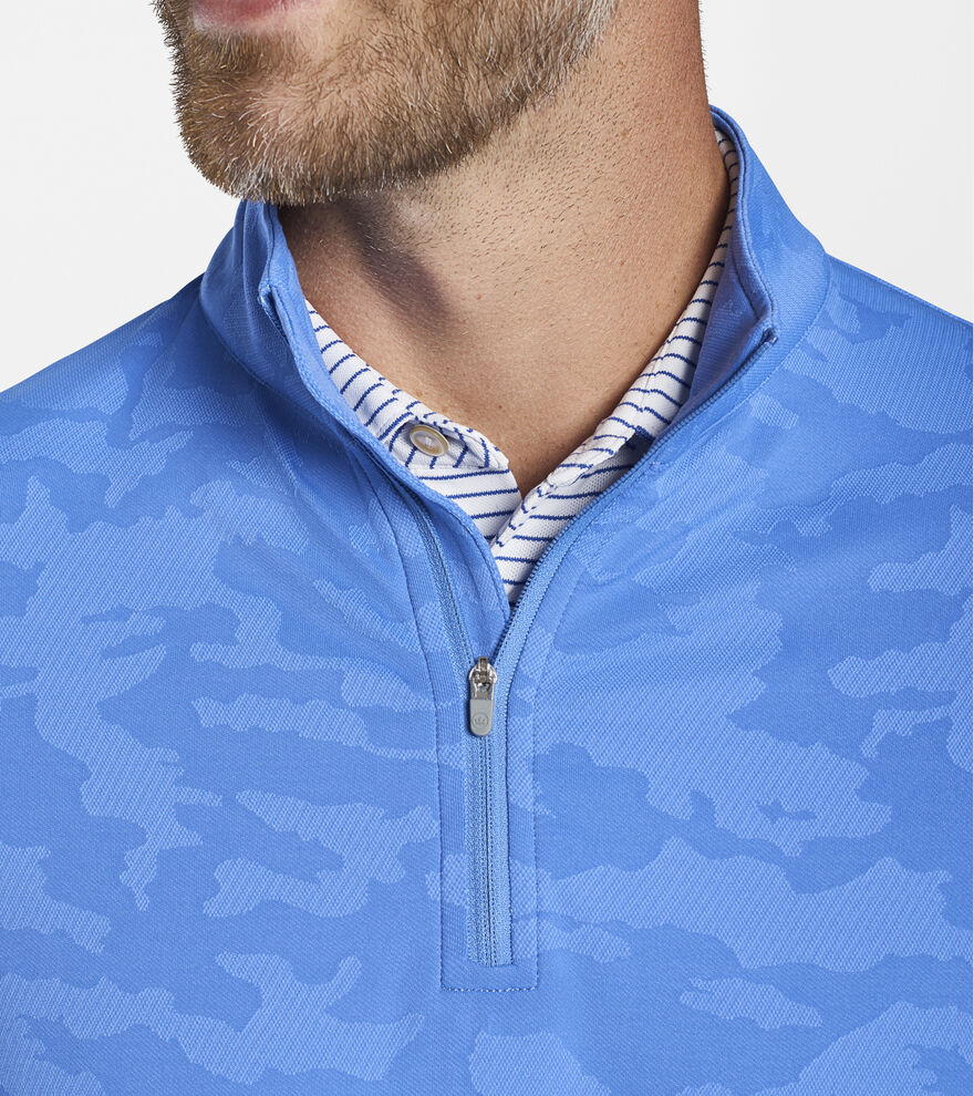 Camo Jacquard Perth Performance Pullover image number 4