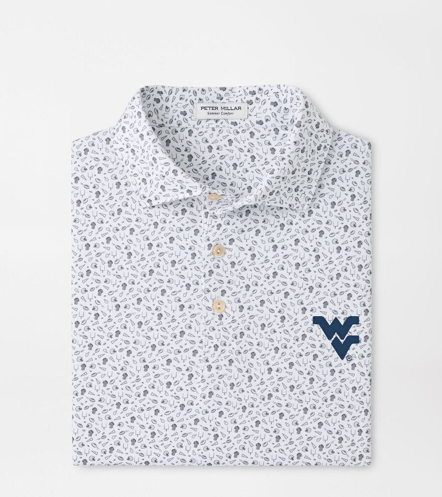 West Virginia Kick Off Performance Jersey Polo image number 1