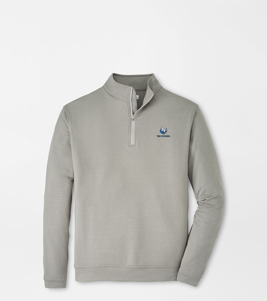 The Citadel Perth Mélange Performance Quarter-Zip | Men's Collegiate ...