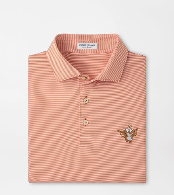 Texas Vault Jubilee Stripe Performance Polo