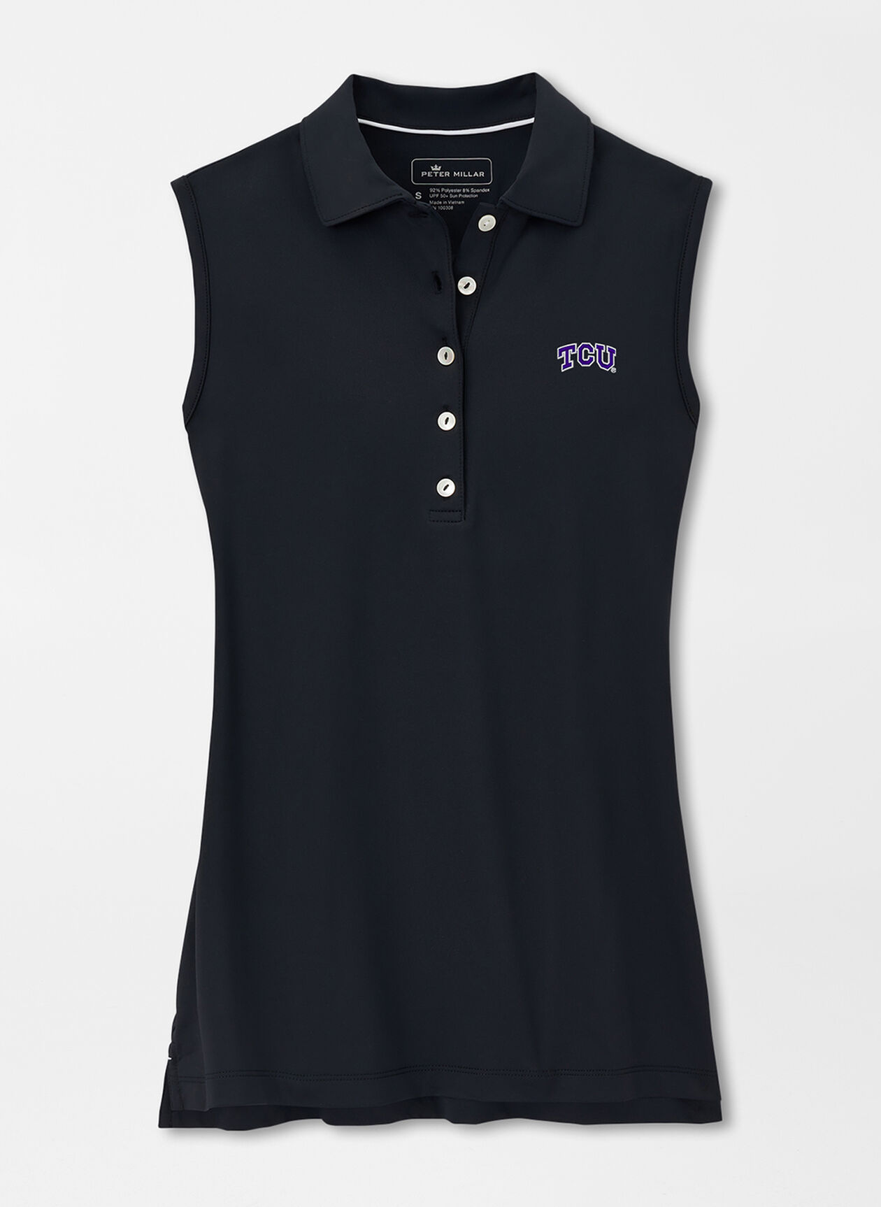 black tcu polo
