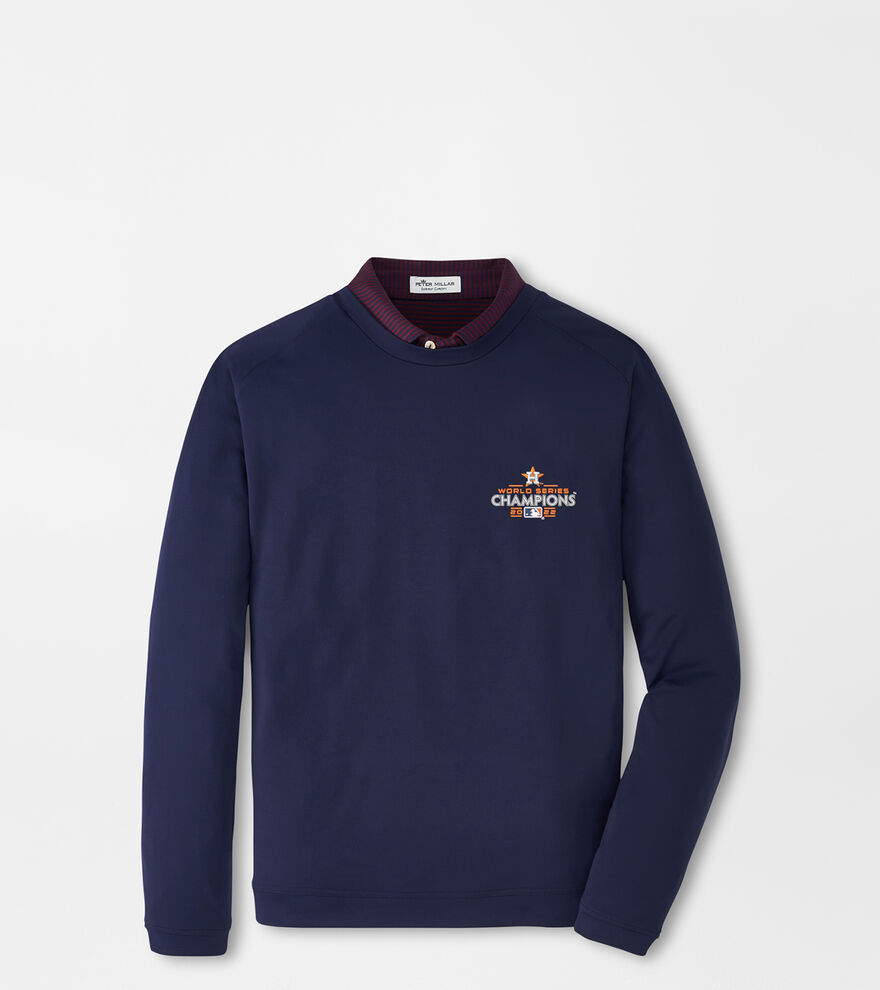 Houston Astros World Series Cradle Performance Crewneck image number 1