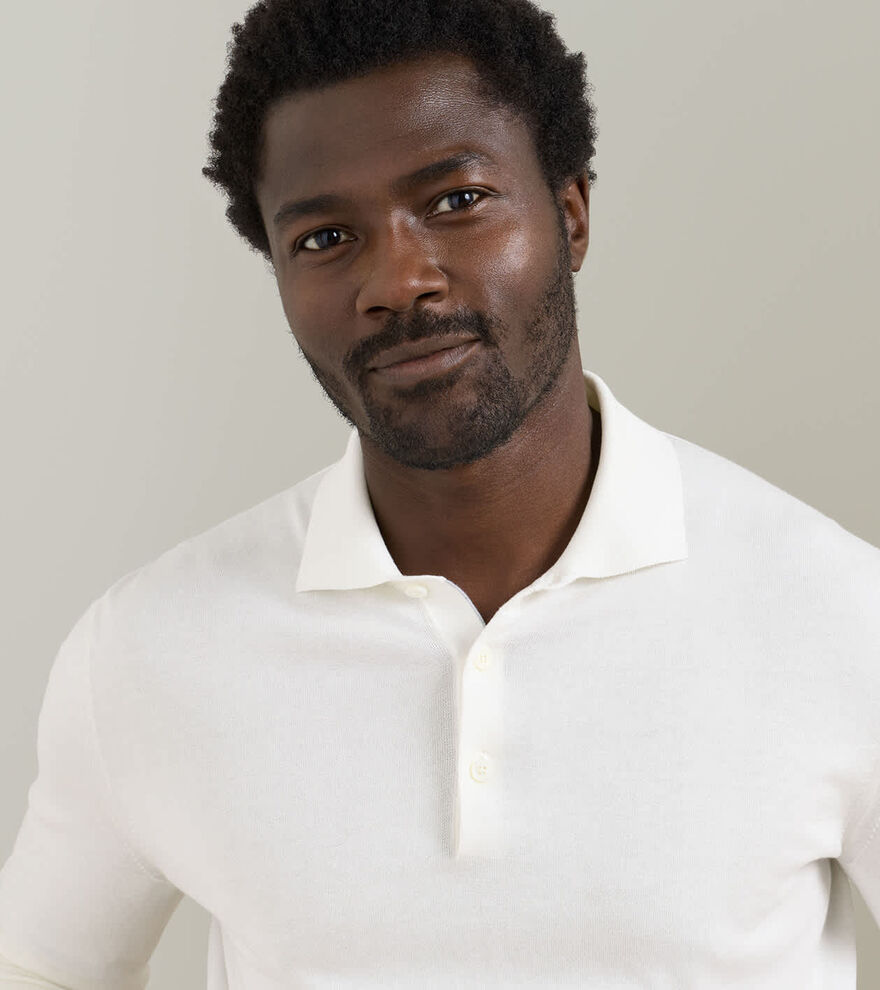 Mariner Sea Island Cotton Sweater Polo image number 5