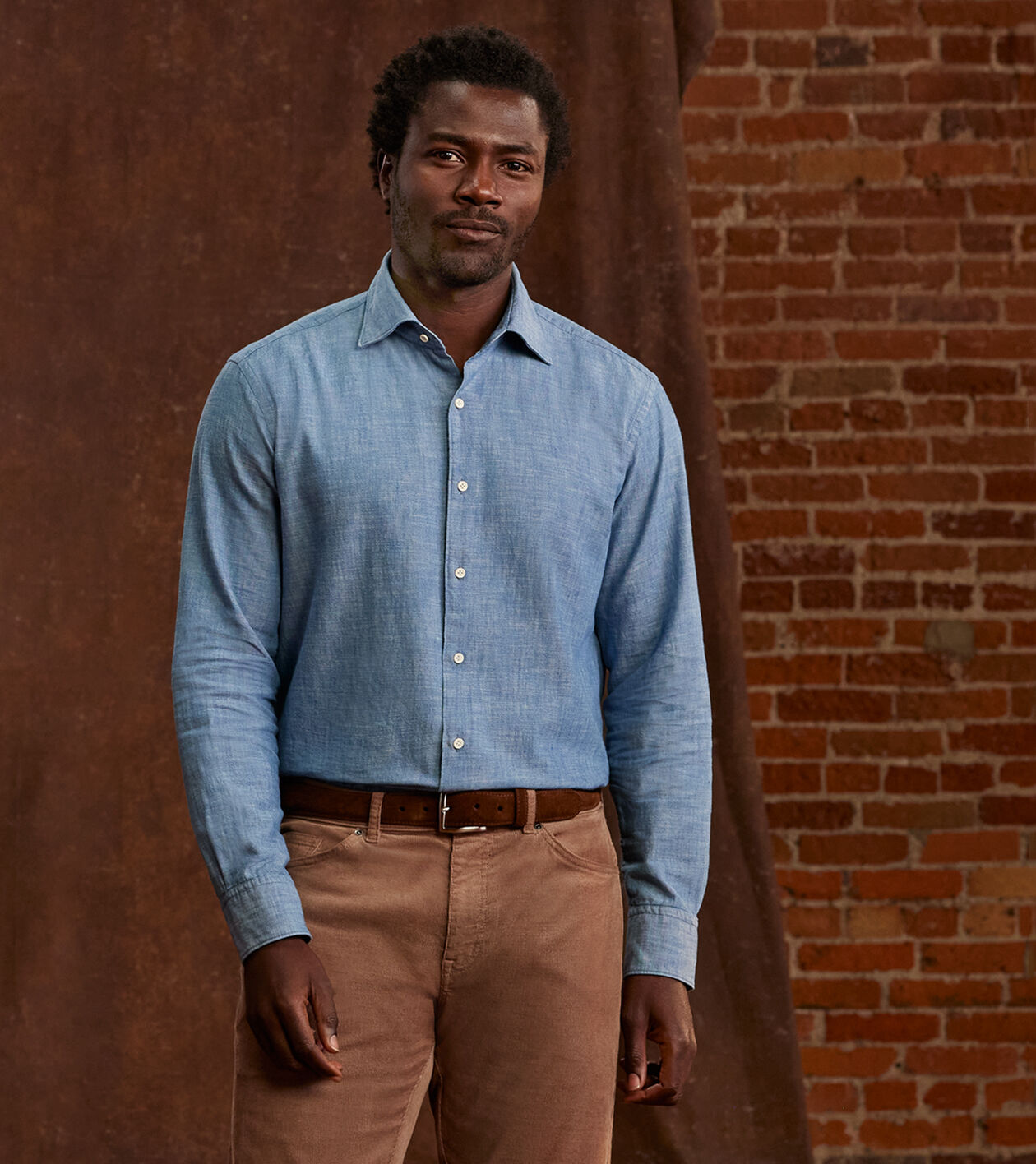 Japanese Selvedge Sport Shirt | Men's Sport Shirts | Peter Millar