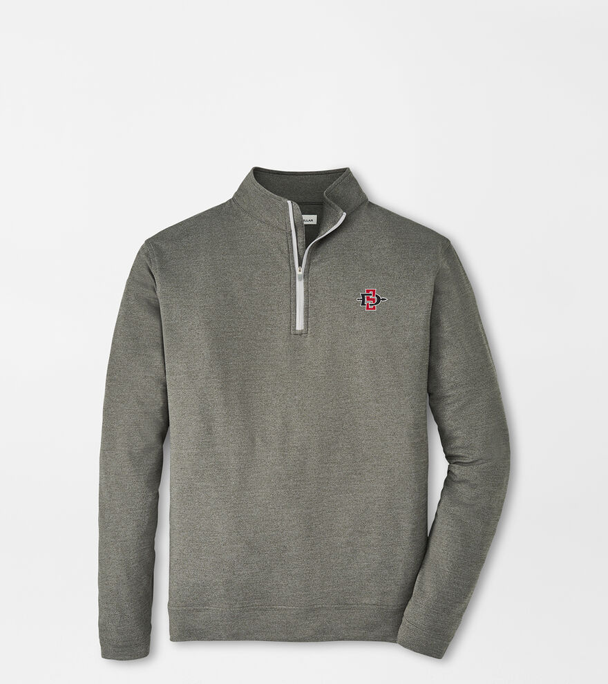 San Diego State Perth Mélange Performance Quarter-Zip image number 1