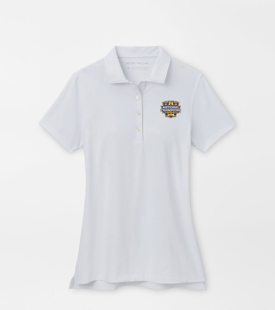 Michigan National Champion Button Polo image number 1