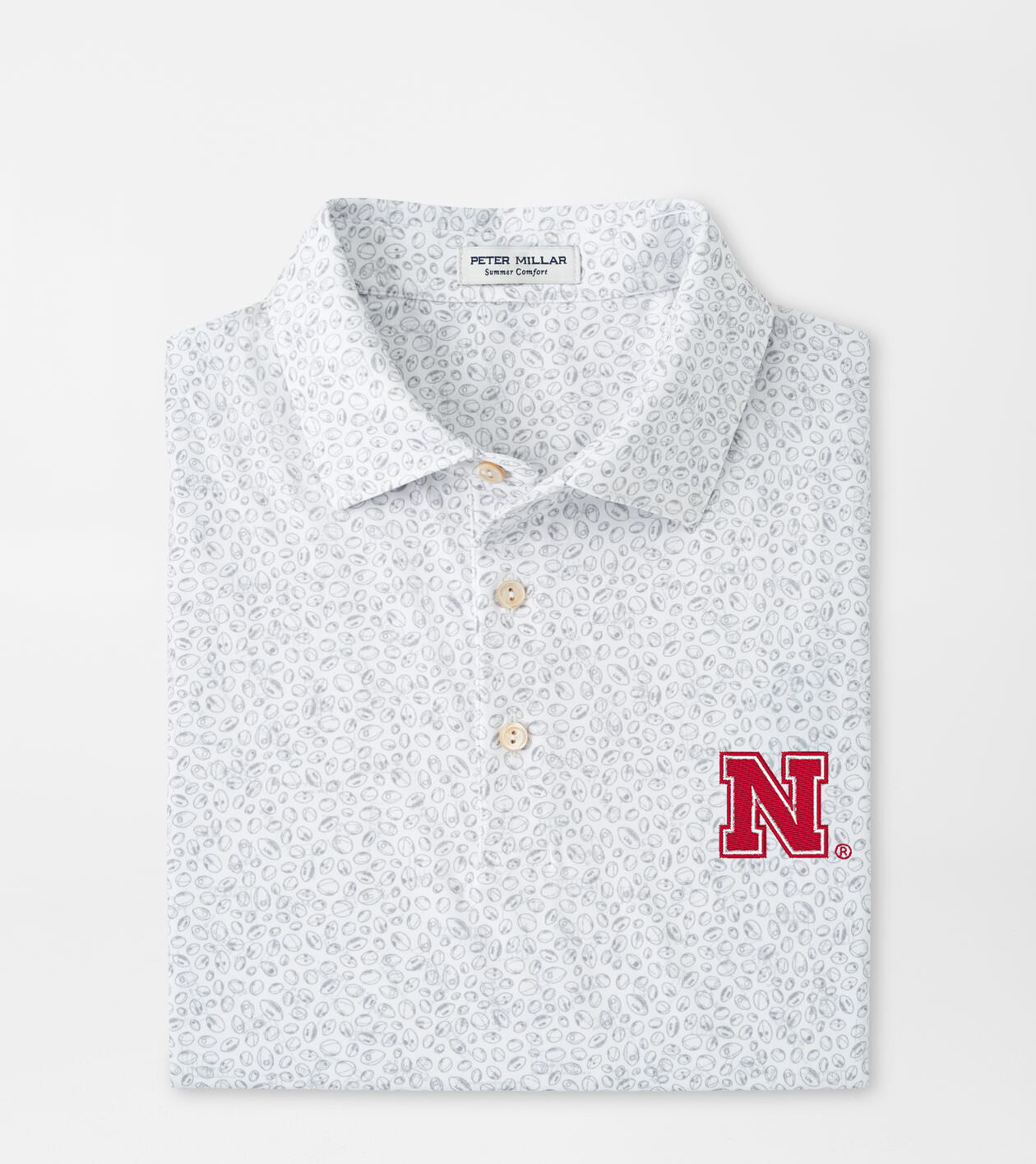 nebraska adidas polo
