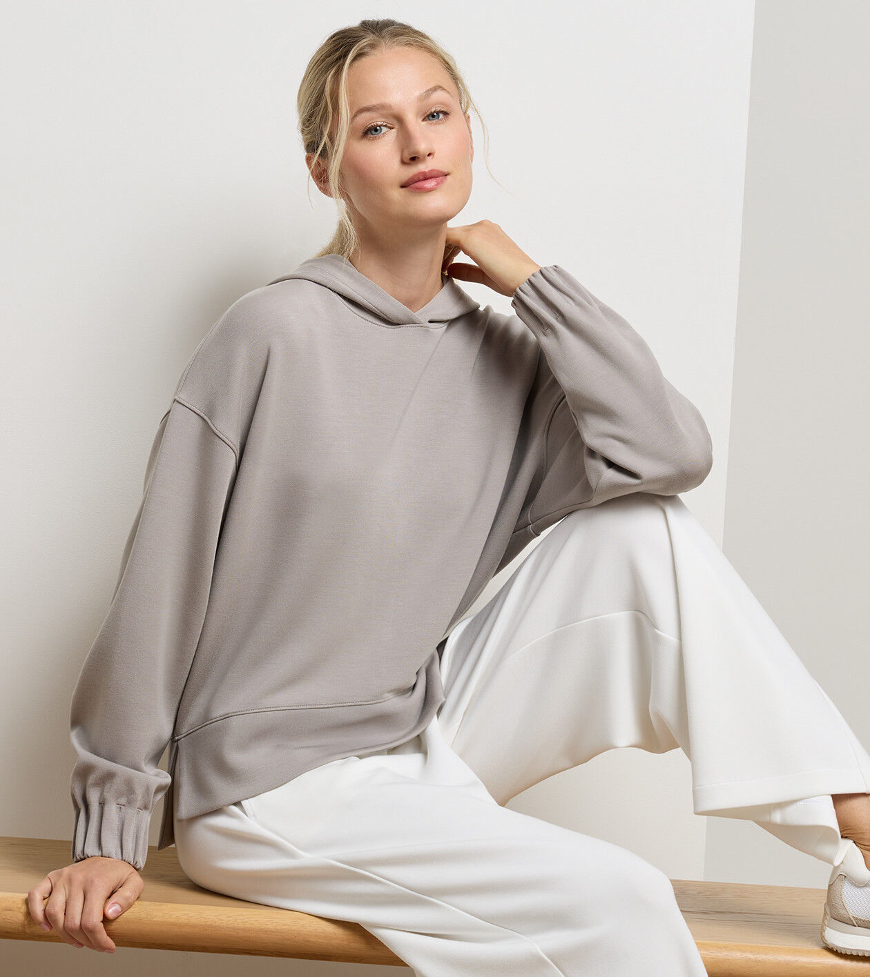 Flora Knit Hoodie | Women's Tops | Peter Millar