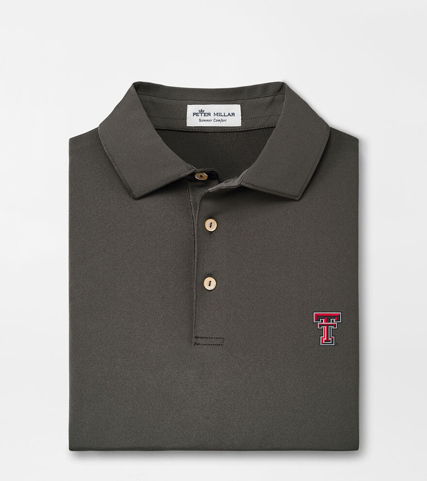 Texas Tech Solid Performance Jersey Polo (Sean Self Collar) image number 1