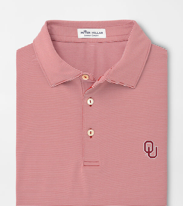 Oklahoma Jubilee Stripe Performance Polo