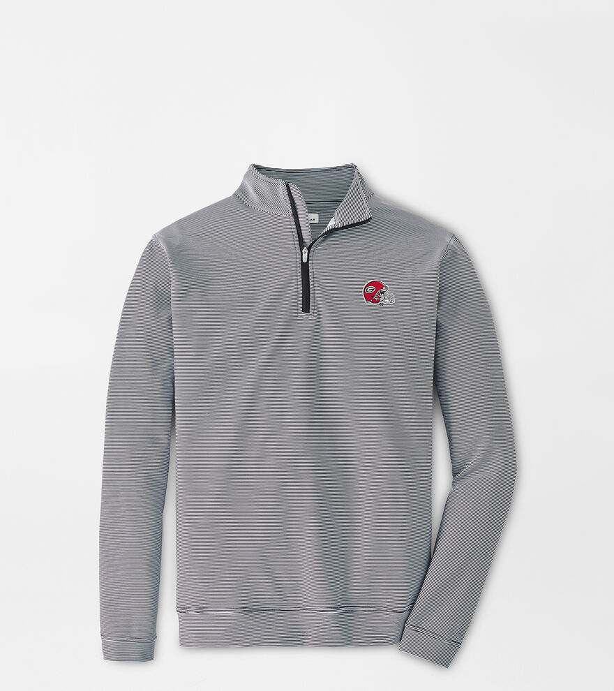 Georgia Helmet Perth Sugar Stripe Performance Quarter-Zip image number 1