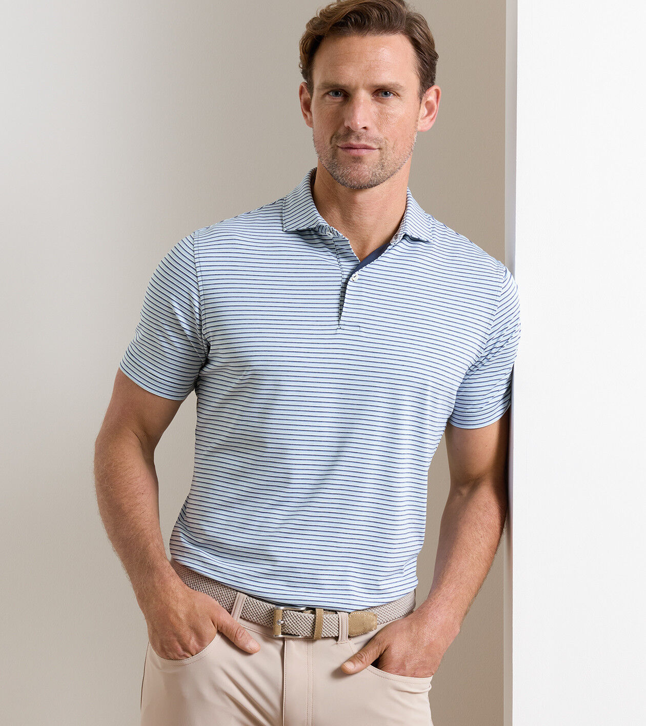 Alda Performance Jersey Polo | Men's Polos | Peter Millar