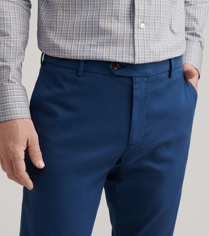 Carlyle Flat Front Chino Trouser - Alternate Image 3