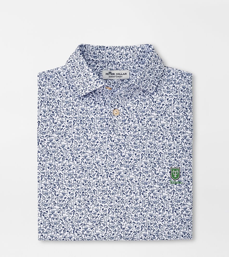 Tulane Youth Performance Jersey Polo image number 1