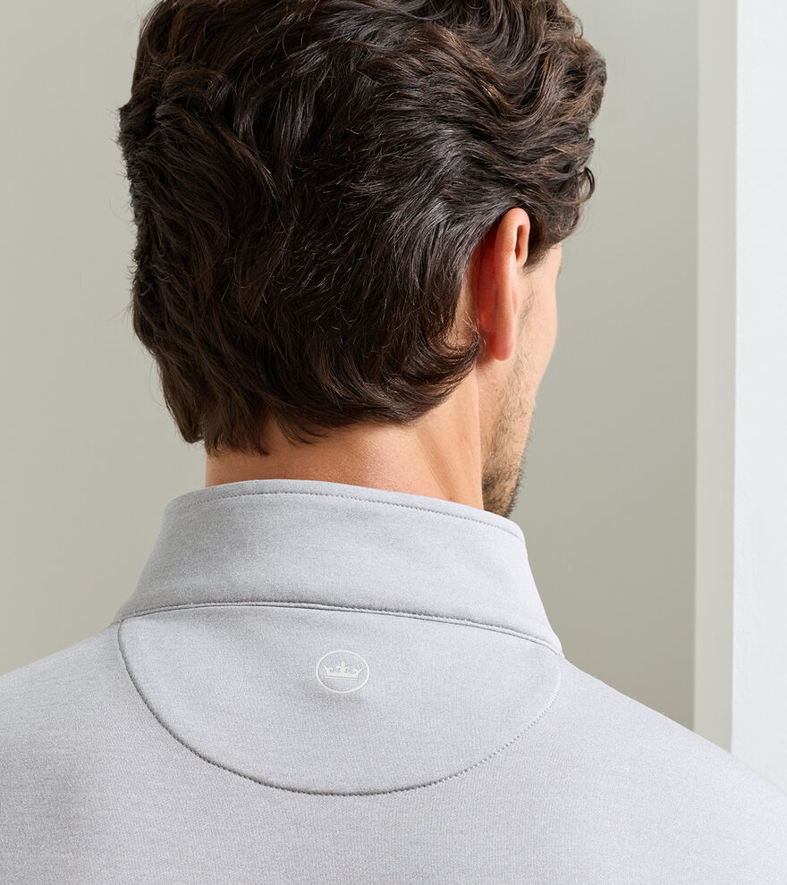 Perth M&eacute;lange Performance Quarter-Zip image number 4