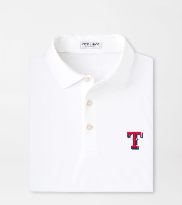 Texas Rangers Solid Performance Jersey Polo