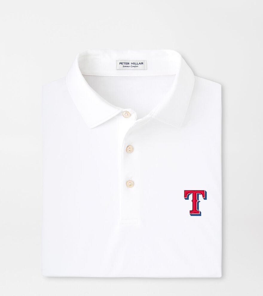 Texas Rangers Solid Performance Jersey Polo