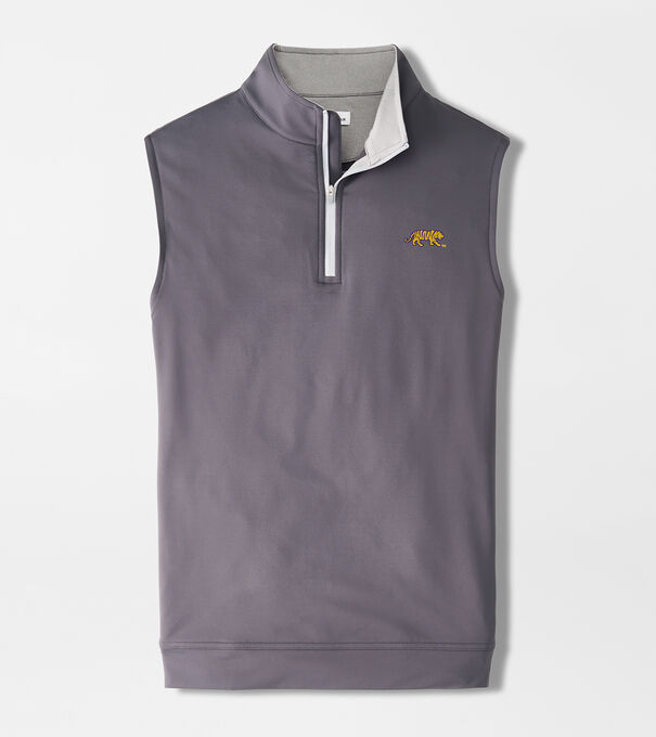 LSU Mike The Tiger Galway Stretch Loop Terry Quarter-Zip Vest