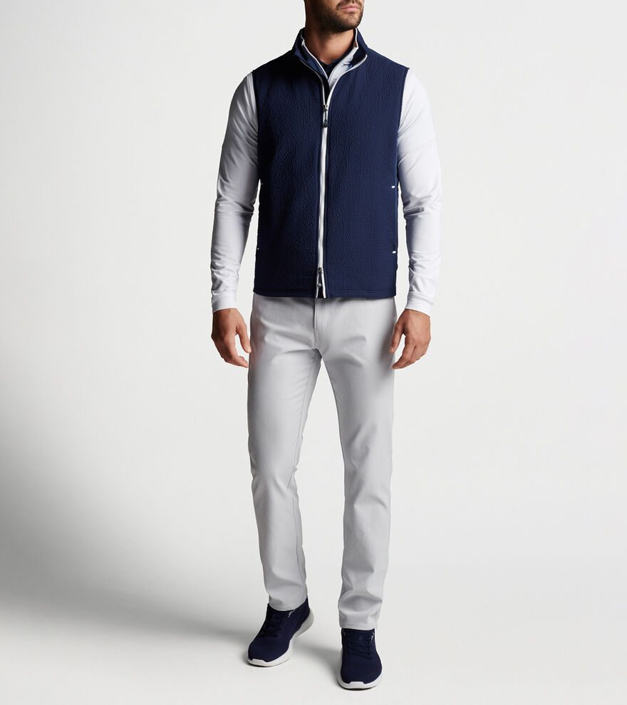 Performance Seersucker Hybrid Vest image number 2