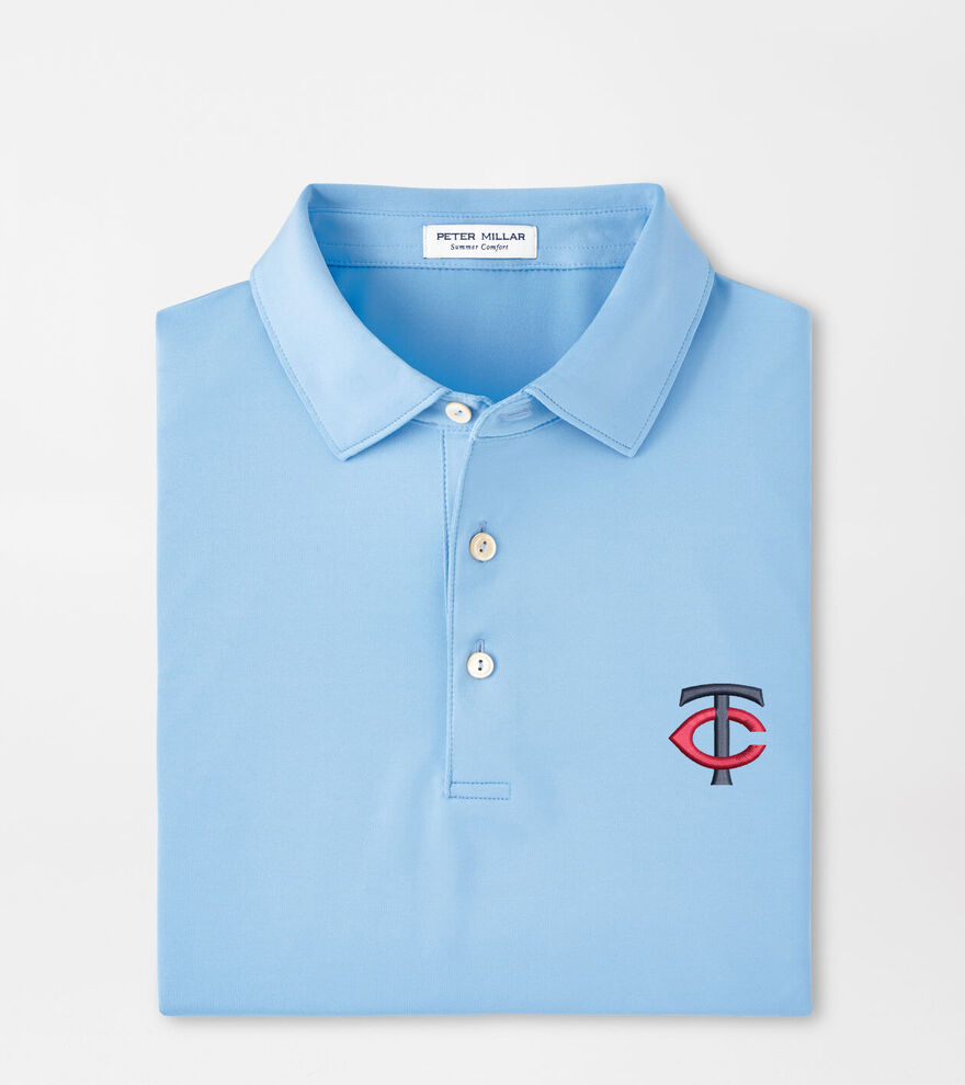 Minnesota Twins Solid Performance Jersey Polo image number 1