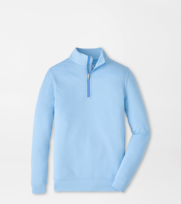 Perth Youth Sugar Stripe Performance Quarter-Zip
