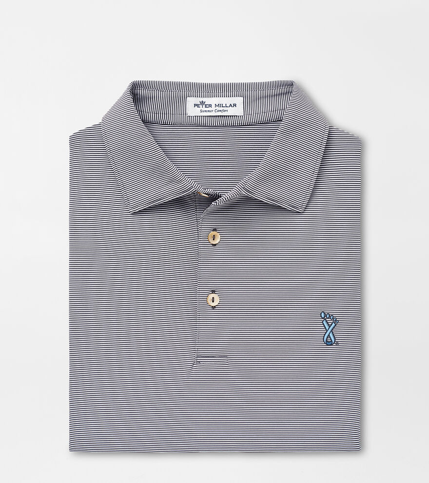 UNC Lineberger Cancer Center Jubilee Stripe Performance Polo image number 1