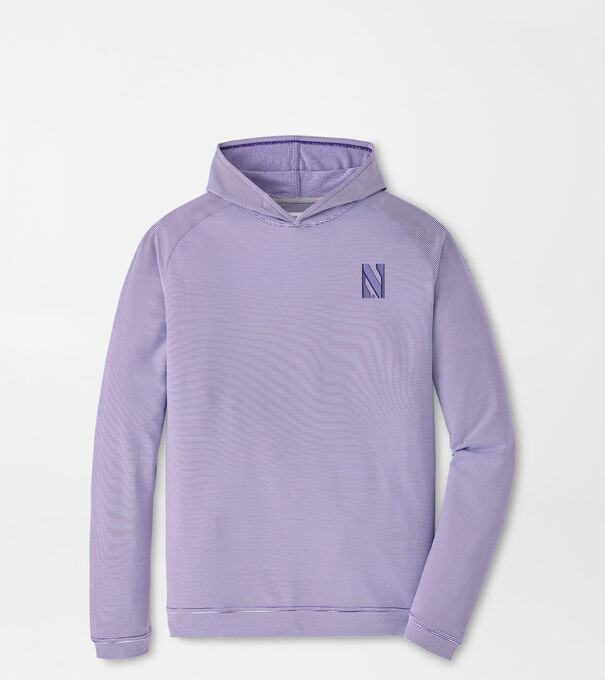 Northwestern Pine Sugar Stripe Performance Hoodie