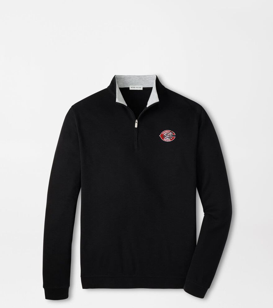 Cooperstown Cincinnati Reds Crown Comfort Quarter-Zip Pullover