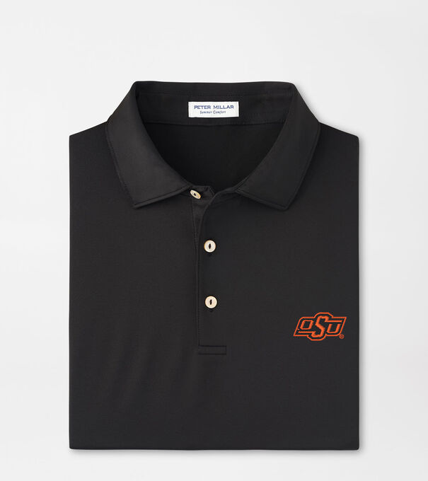 Oklahoma State Solid Performance Jersey Polo