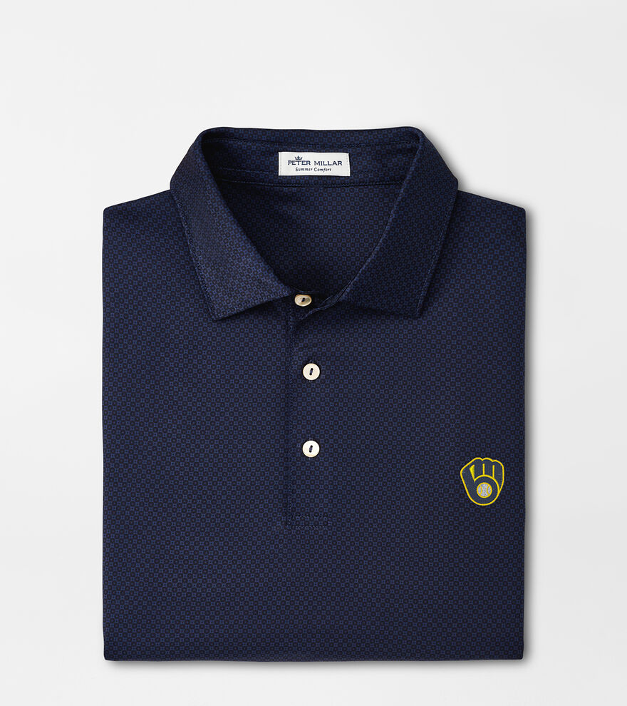 Milwaukee Brewers Dolly Performance Jersey Polo image number 1