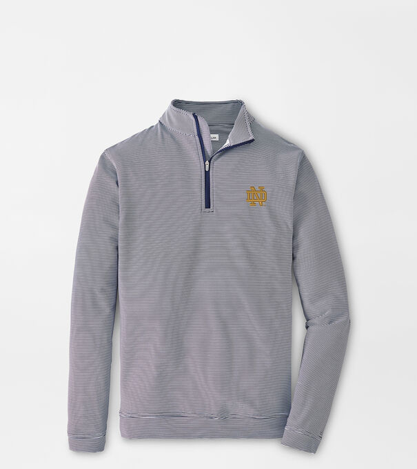 Notre Dame Perth Sugar Stripe Performance Quarter-Zip