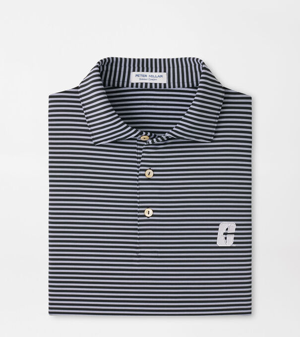 UNC Charlotte Tiebreaker Performance Jersey Stripe Polo