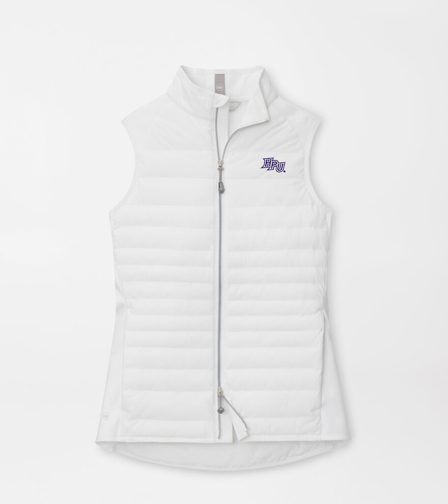 High Point University Women's Fuse Hybrid Vest Women's Collegiate Apparel Peter Millar