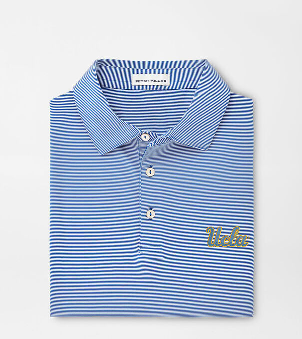 UCLA Jubilee Stripe Performance Polo